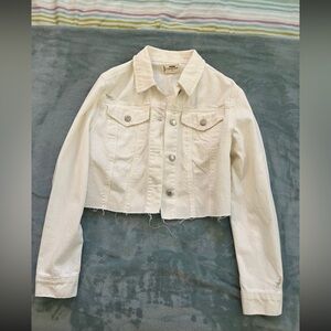 Women's White Denim Jacket